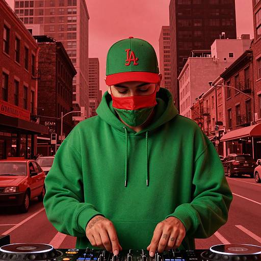 Vibrant Urban DJ Mood Board