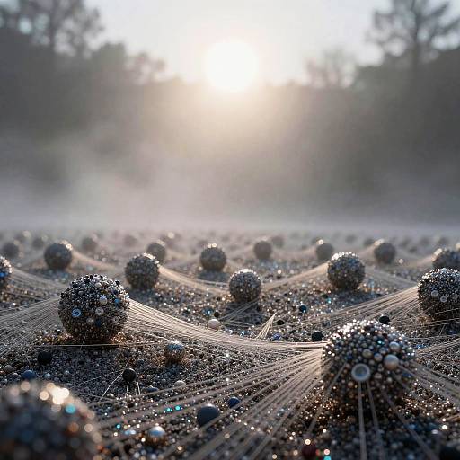 Quantum Realm with Shimmering Particles