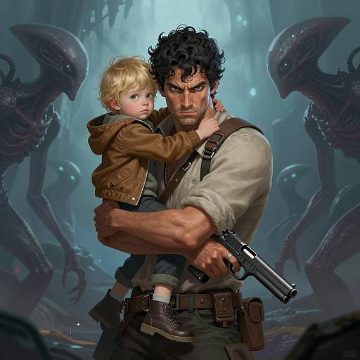 Intense Defense in an Alien Cave