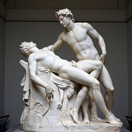 Michelangelo-Inspired Greek Masterpiece Sculpture