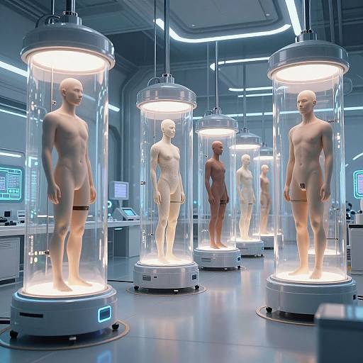 AI Body Generator Facility Concept Art