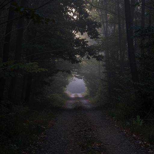 Ethereal Twilight Forest Path