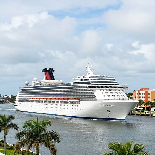 Cruise Ship on Intracoastal Waterway