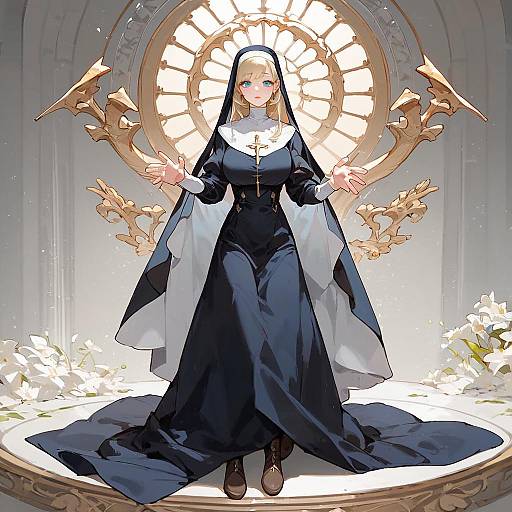 Masterpiece Anime Nun Full Body
