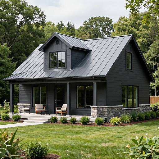 Modern Farmhouse with Metal Roof