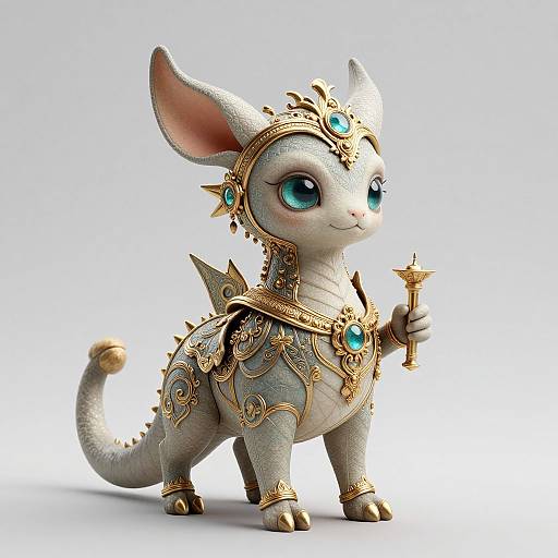 Elegant Byzantine Creature Design