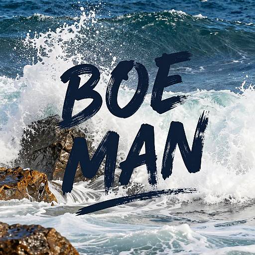 Dynamic Typography with Ocean Waves