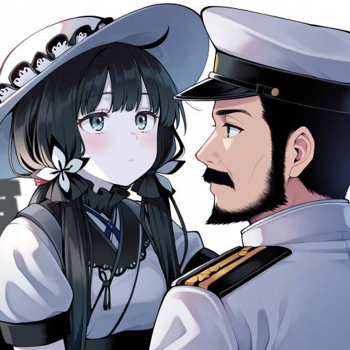 Illustration of Abyssal admiral (kancolle), kantai collection in the style of Anarogumaaa