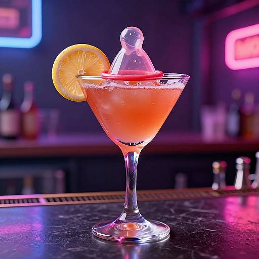Futuristic Condom Cocktail Concept