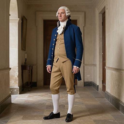 Man in George Washington Costume
