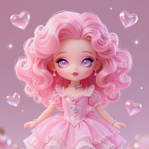 Bimbo Pink Fantasy Character