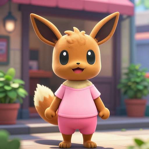 Ultra-Realistic Anthro Eevee Portrait