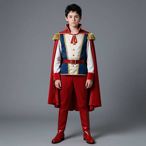 Prince Ronald in Regal Costume