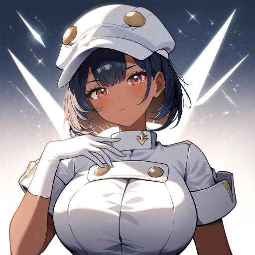 Illustration of Aether foundation employee, pokemon in the style of Tyakomes