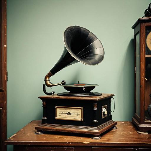 Humorous Vintage Gramophone Encounter