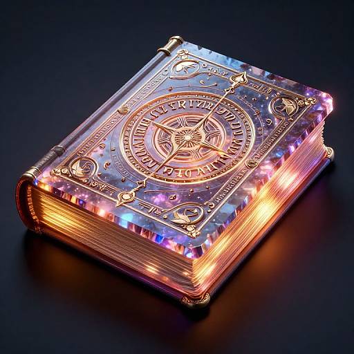 Crystalline Pulsating Runic Grimoire