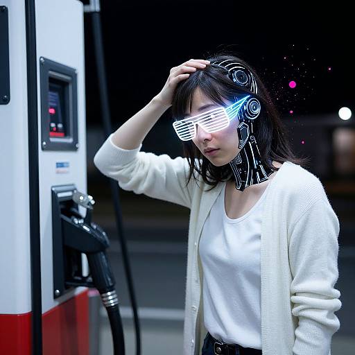 Cybernetic Night Recharge at Pump Station