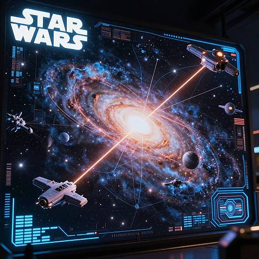 Cyberpunk Star Wars Galaxy Map