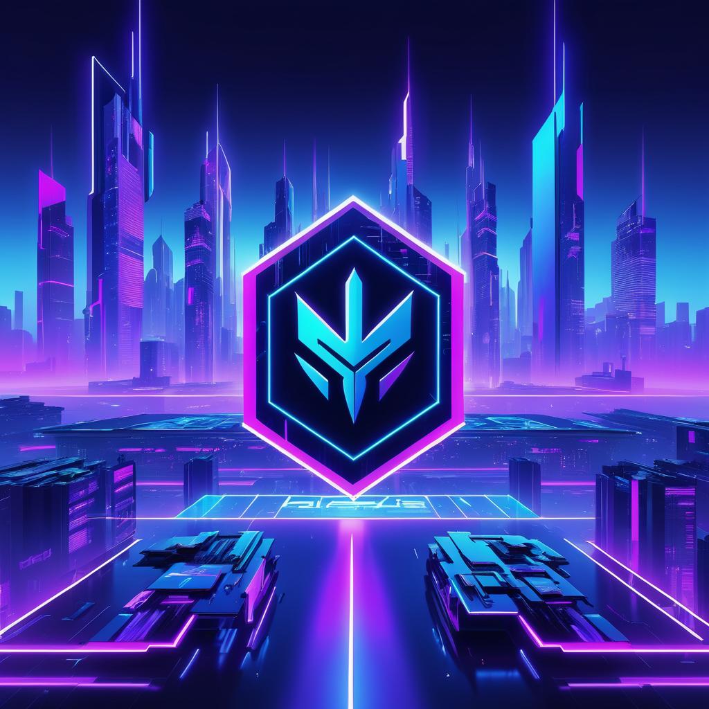 Sleek Cyberpunk Esports Team Logo