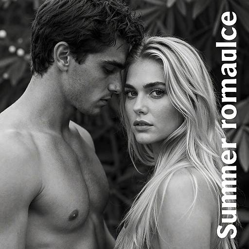 Intense Summer Romance in Black and White