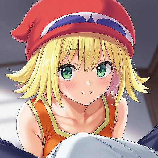 Illustration of Amitie (puyopuyo), puyopuyo in the style of Gachou