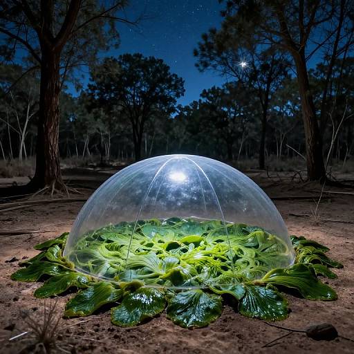Upside Down Algae Forest Dome