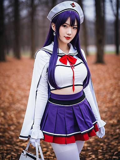 Lifestyle costume photo of Ajax (azur lane). Cosplay clothes
