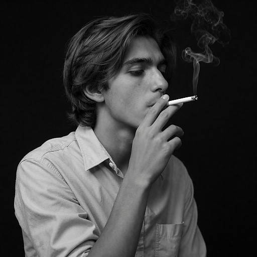 Dramatic Portrait of a Young Man