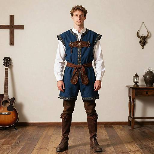Medieval Bavarian Man Costume