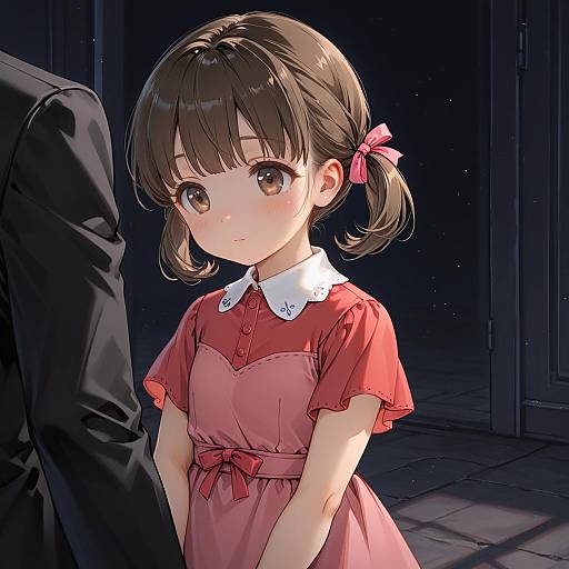 Illustration of Doujima nanako, persona in the style of Wataame27