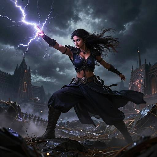 Hinaarare Casting Spell in Storm