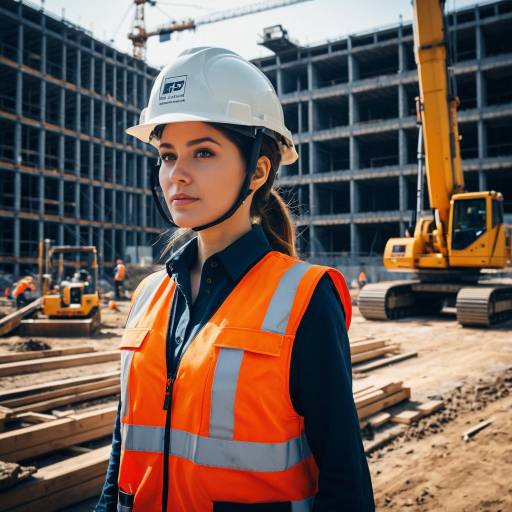 Female Construction Engineer on Site