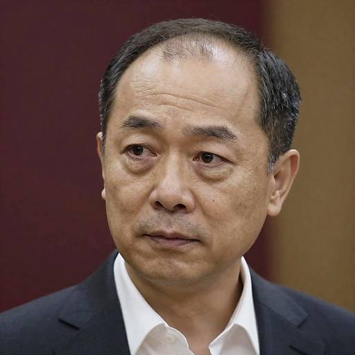 Concerned Middle-Aged Man in Suit