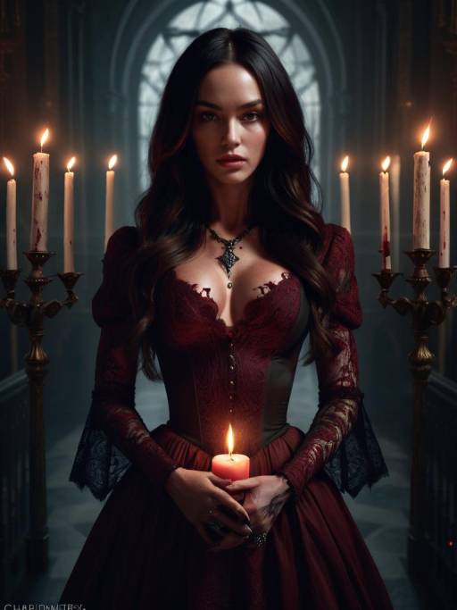 Megan Fox as a Dark Witch Queen