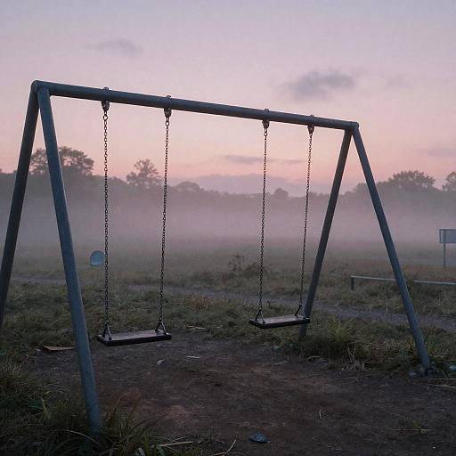 Twilight Sadness at Abandoned Playground