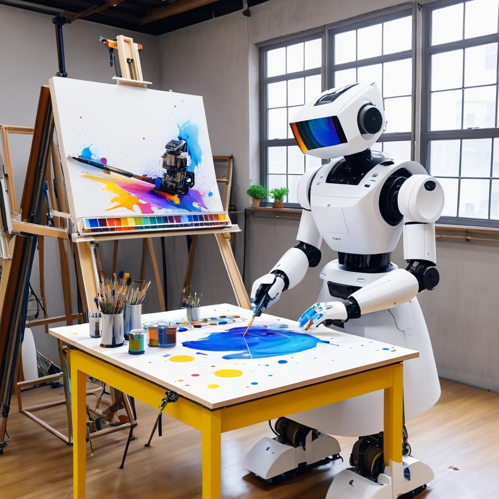 Robot Artist: A Painter's Creative Journey