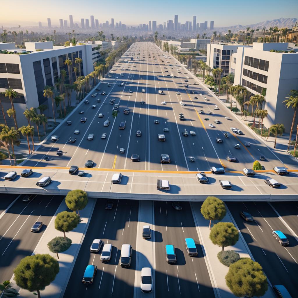 Hyper-Realistic LA Traffic with Drones