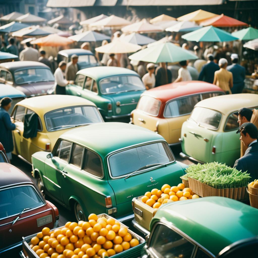 Vintage Medium Format Market Photography