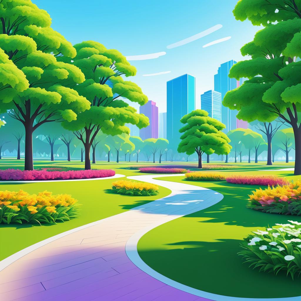 Vivid Urban Park in Ultra HD Art