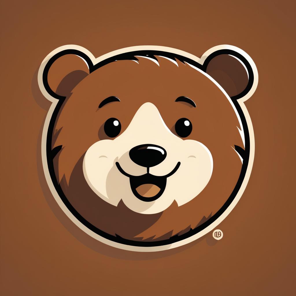 Cheerful Bear Inspired YouTube Logo