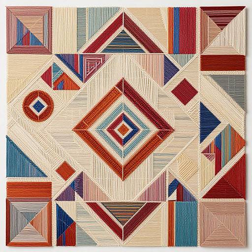 Dynamic Geometric Fiber Art