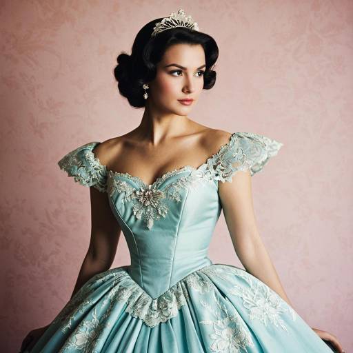 Elegant 1950s La Marchesa Cosplay Costume