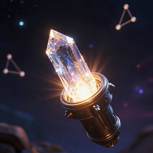 Astral Blaster with Glowing Core