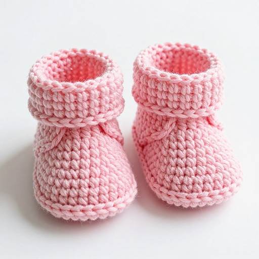 Soft Pink Crochet Baby Booties