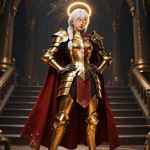 Radiant Paladin with Golden Halo