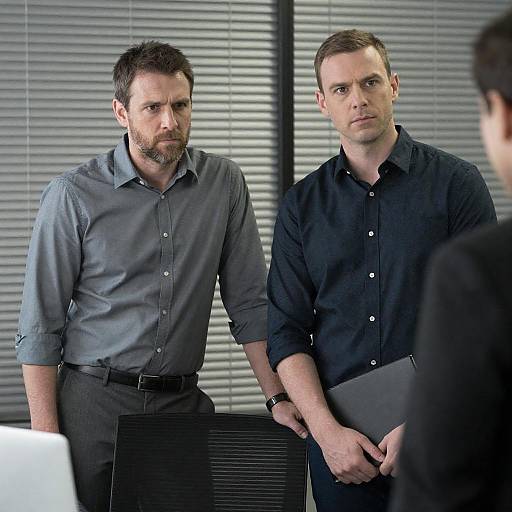 Professional Men in an Office Setting