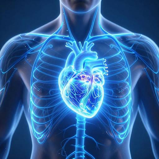 Glowing Blue Veins Chest Power