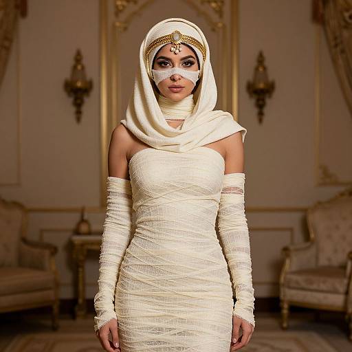 Mummy Princess Costume and Pose