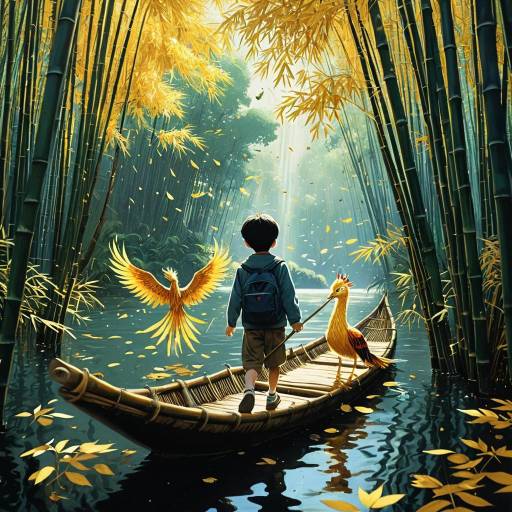 A Dreamy Adventure in a Bamboo Forest