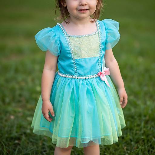 Toddler Girl in Kansas Dress